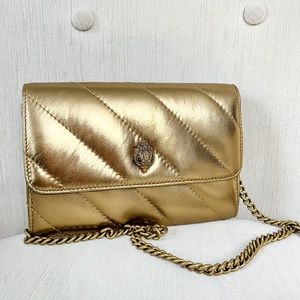 Kurt Geiger metallic wallet Crossbody